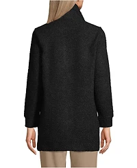 Lands' End Women's Boucle Fleece Coat