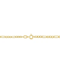 Italian Gold Figaro Link Chain 18" Necklace (2-3/8mm) in 10k Gold