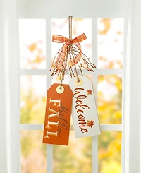Glitzhome 24" H Fall Wooden Door Hanger