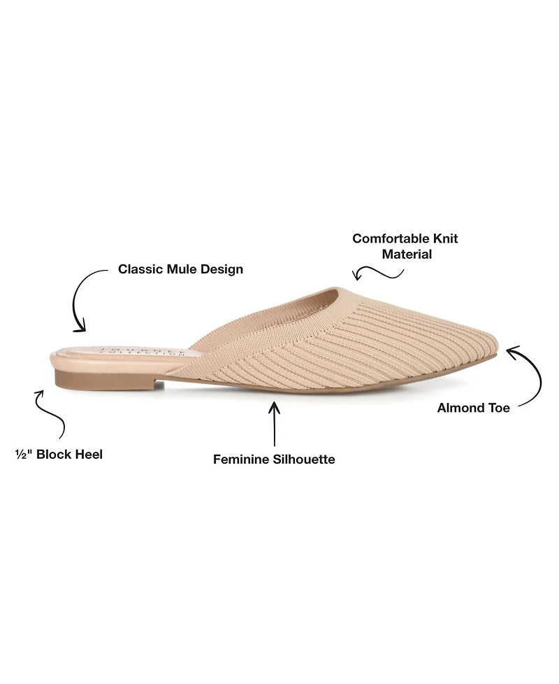Journee Collection Women's Aniee Knit Mules