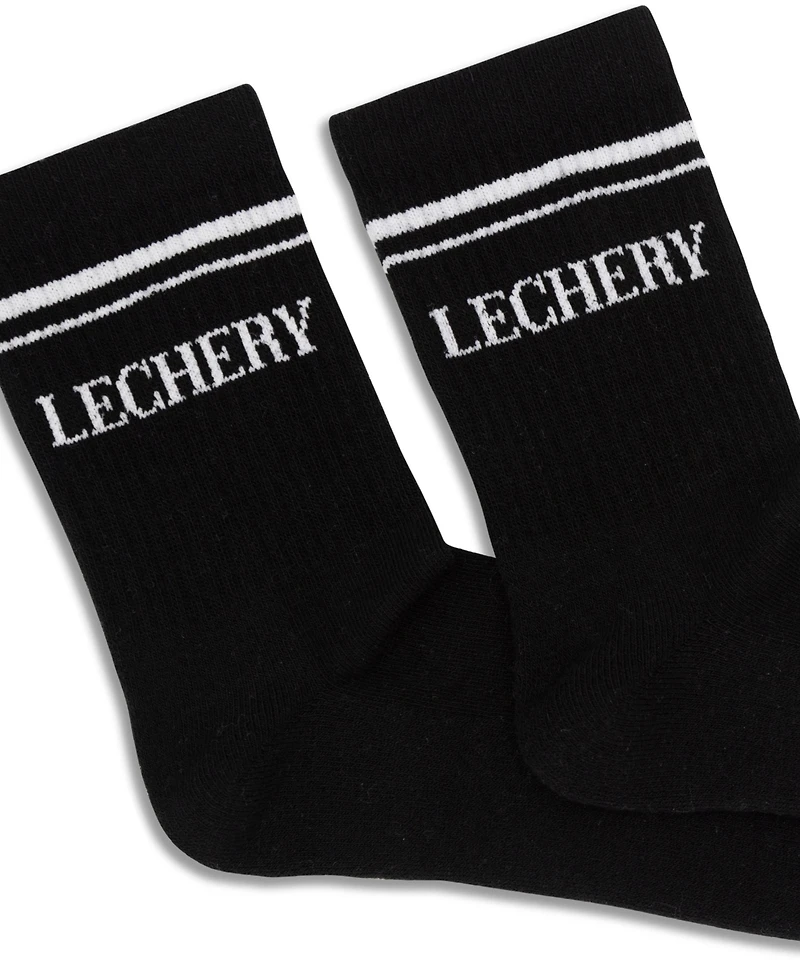 Lechery Women's Varsity Striped Crew Socks
