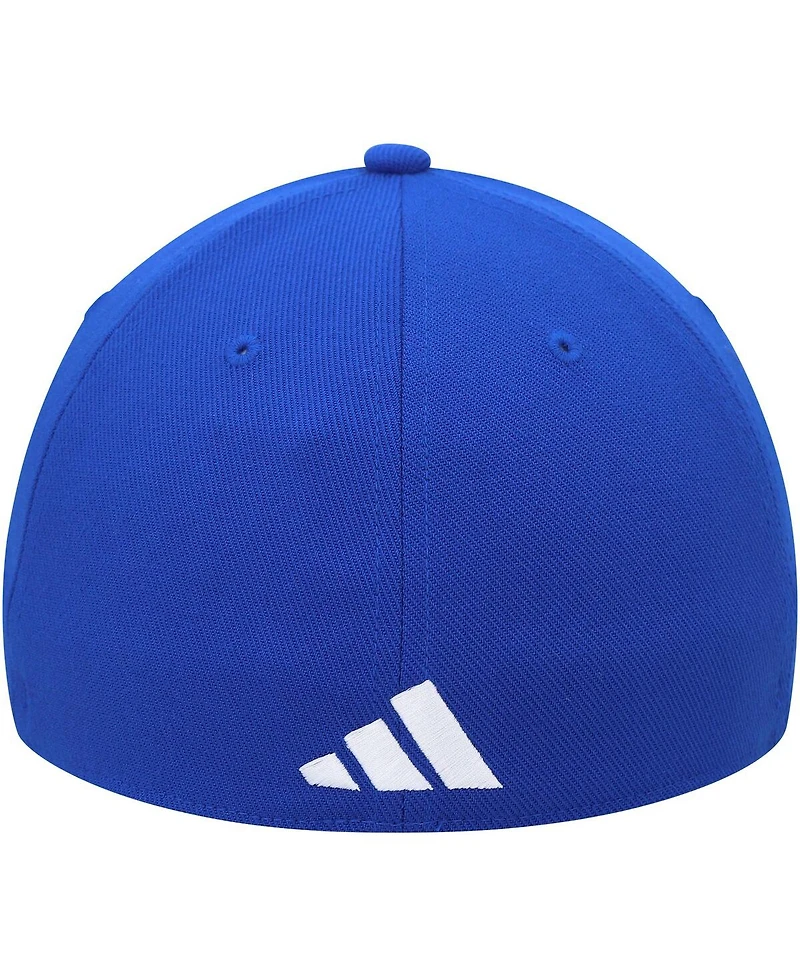 Men's adidas Royal Kansas Jayhawks Vault Slouch Flex Hat