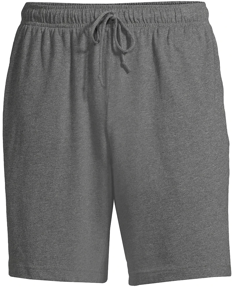 Lands' End Men's Big & Tall Knit Jersey Pajama Shorts