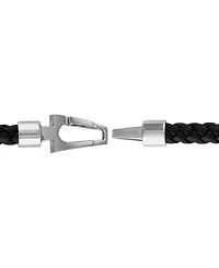 Bulova Men's Marine Star Braided Leather Bracelet