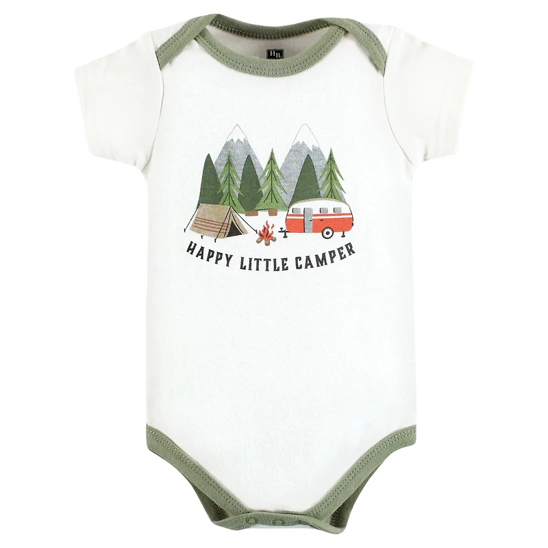 Hudson Baby Boys Unisex All-Season Cotton One-Piece Garment Set of 3