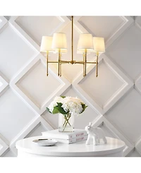 Cillian 27" 6-Light Mid-Century Modern Iron Led Chandelier