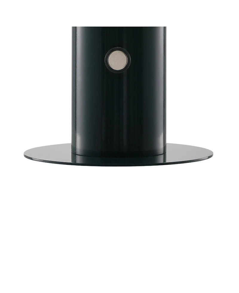 Boletus 10.75" Contemporary Bohemian Rechargeable, Cordless Iron Integrated Led Mushroom Table Lamp