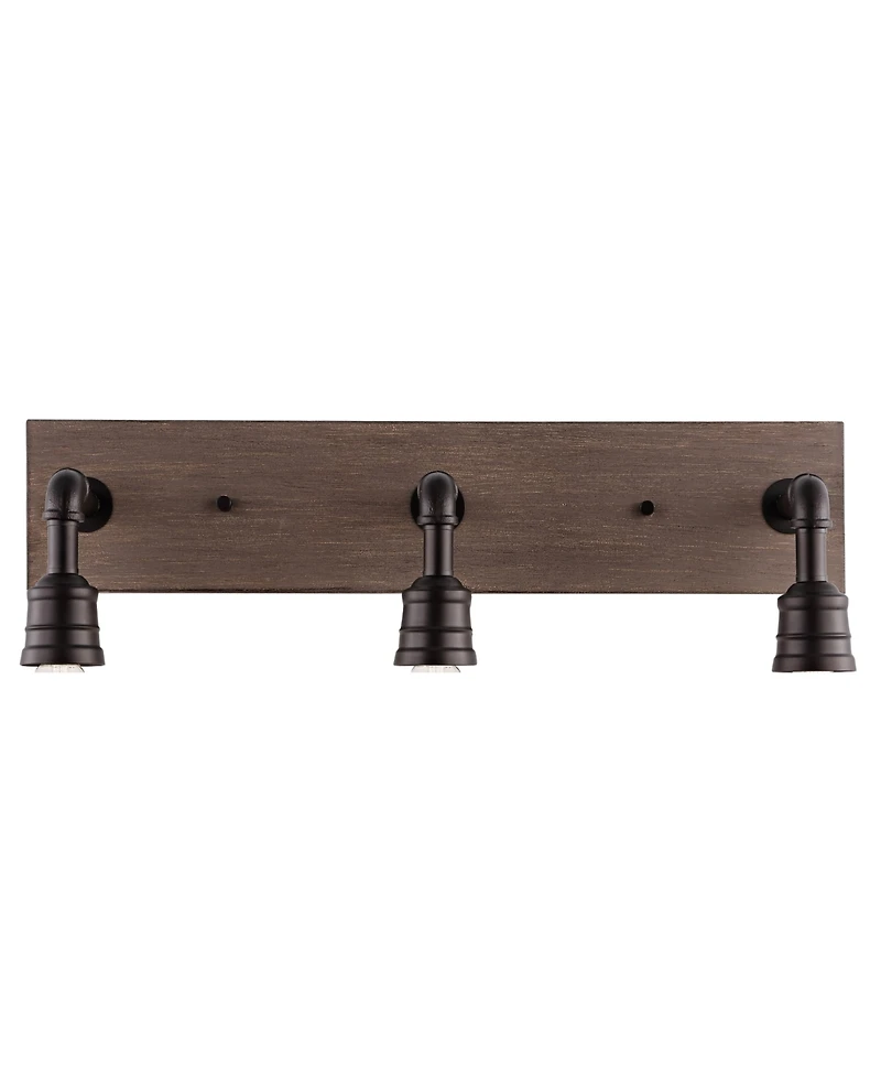 Corbett 22.13" 3-Light Rustic Farmhouse Iron Led Vanity