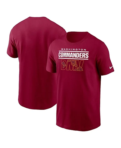 Men's Nike Burgundy Washington Commanders Local Essential T-shirt