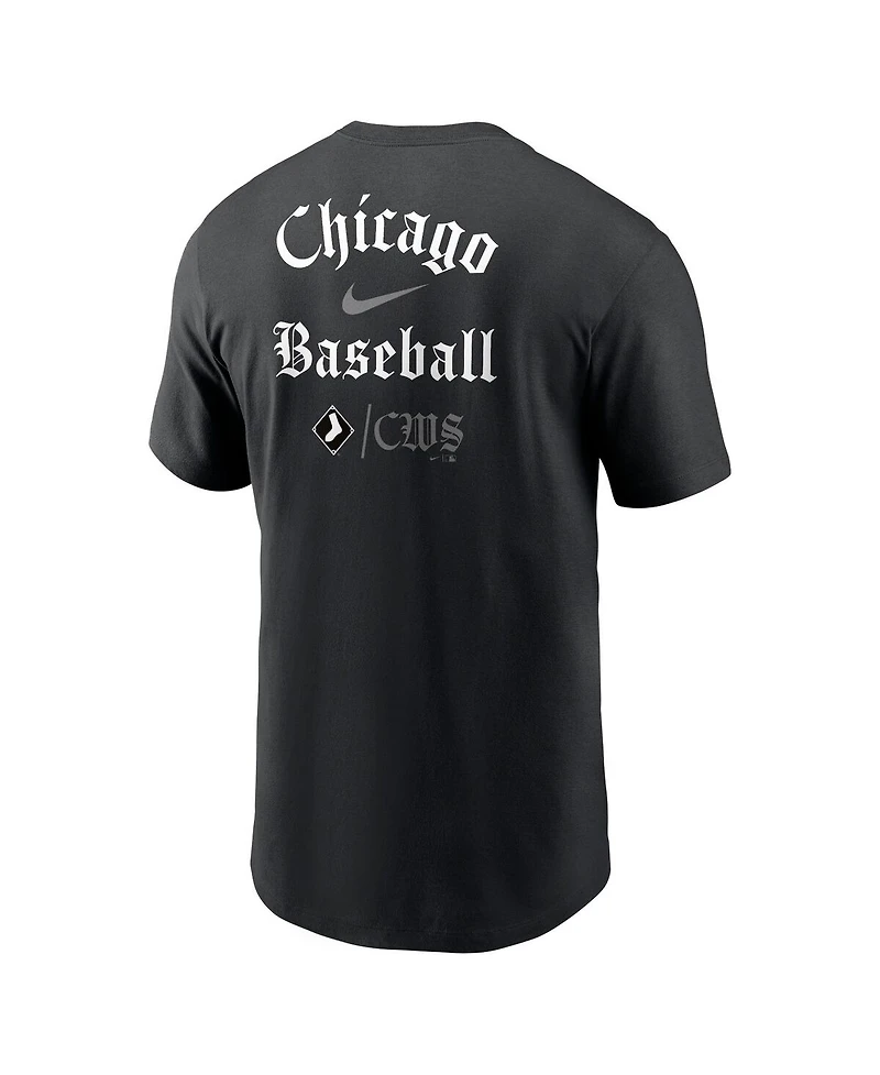 Men's Nike Black Chicago White Sox City Connect 2-Hit T-shirt