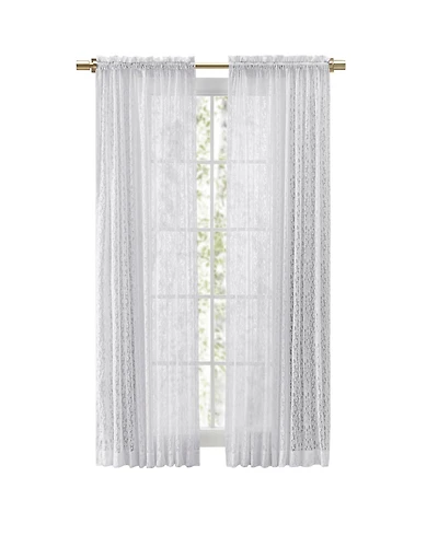Ricardo Woven Lace Rod Pocket w/Header Panel 54"W x 84"L
