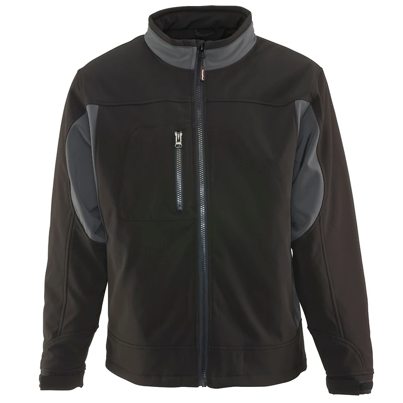 RefrigiWear Big & Tall Insulated Softshell Jacket - Warm Work Coat, Water-Repellent, Windproof, Flexible, Durable Cold-Weather Gear