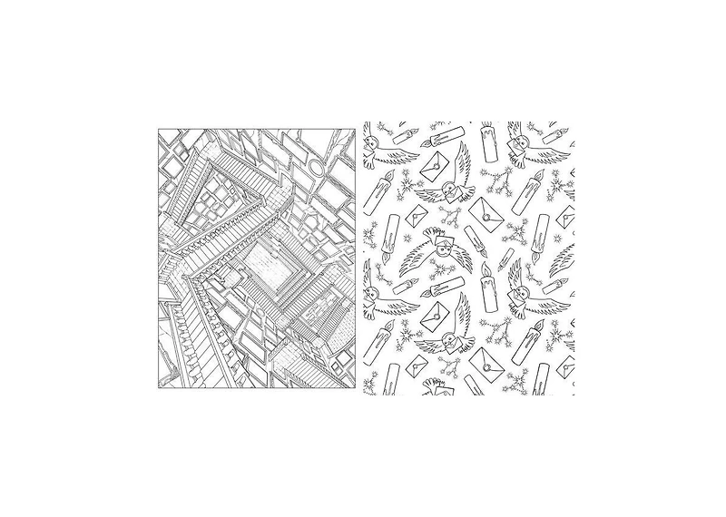 Harry Potter: An Official Hogwarts Coloring Book by Insight Editions