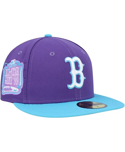 Men's New Era Purple Boston Red Sox Vice 59FIFTY Fitted Hat