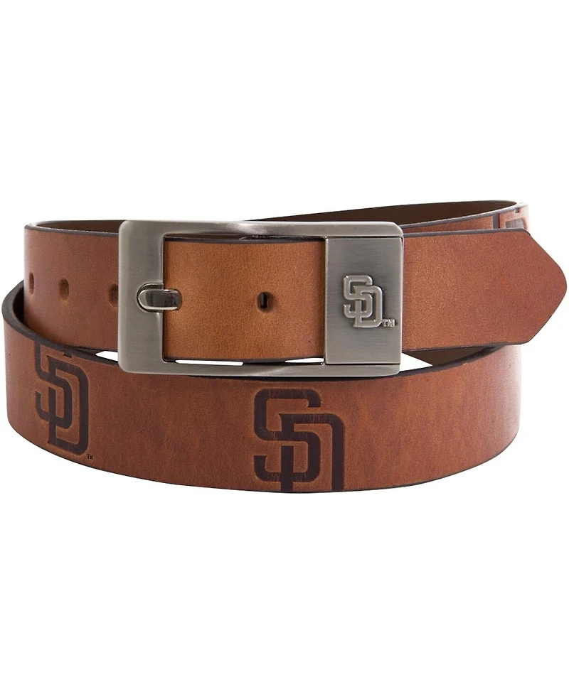 Men's San Diego Padres Brandish Leather Belt