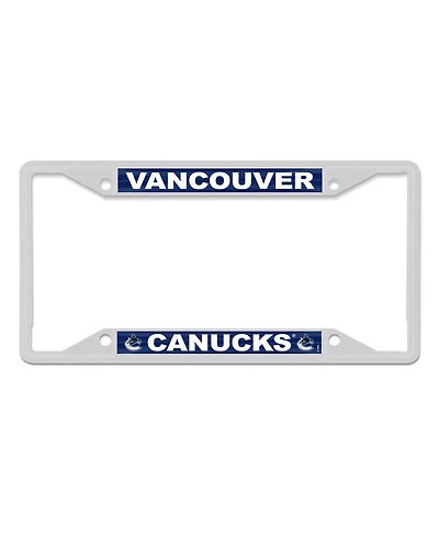 Wincraft Vancouver Canucks Chrome Color License Plate Frame