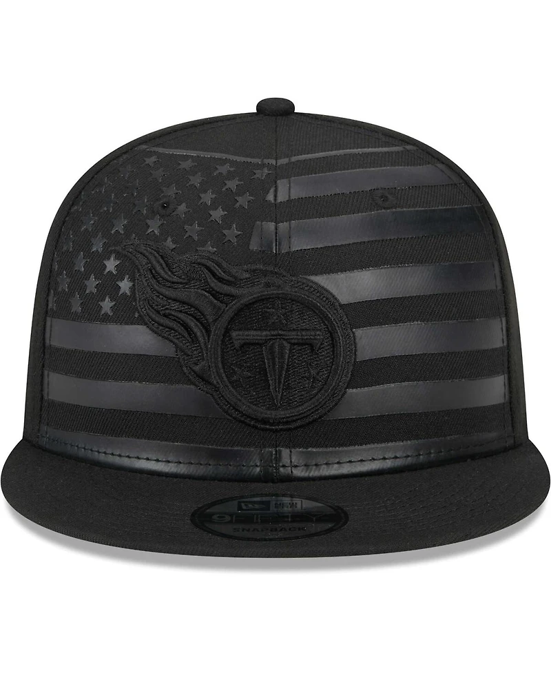 Men's New Era Black Tennessee Titans Independent 9FIFTY Snapback Hat