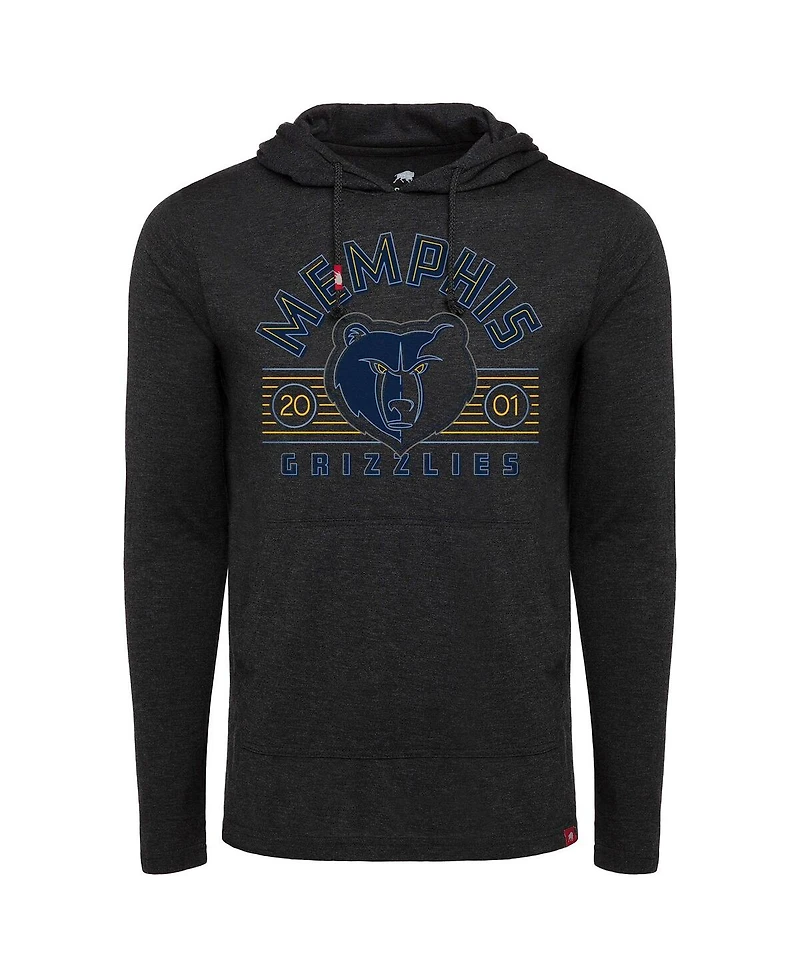 Men's and Women's Sportiqe Black Memphis Grizzlies Beale Street Hometown Rowan Pullover Hoodie