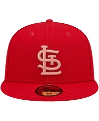 Men's New Era Red St. Louis Cardinals Monochrome Camo 59FIFTY Fitted Hat