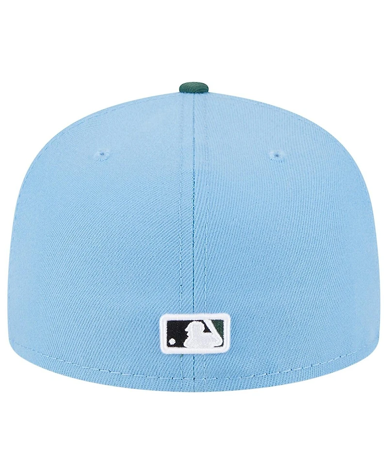 Men's New Era Sky Blue, Cilantro Boston Red Sox 2007 World Series 59FIFTY Fitted Hat