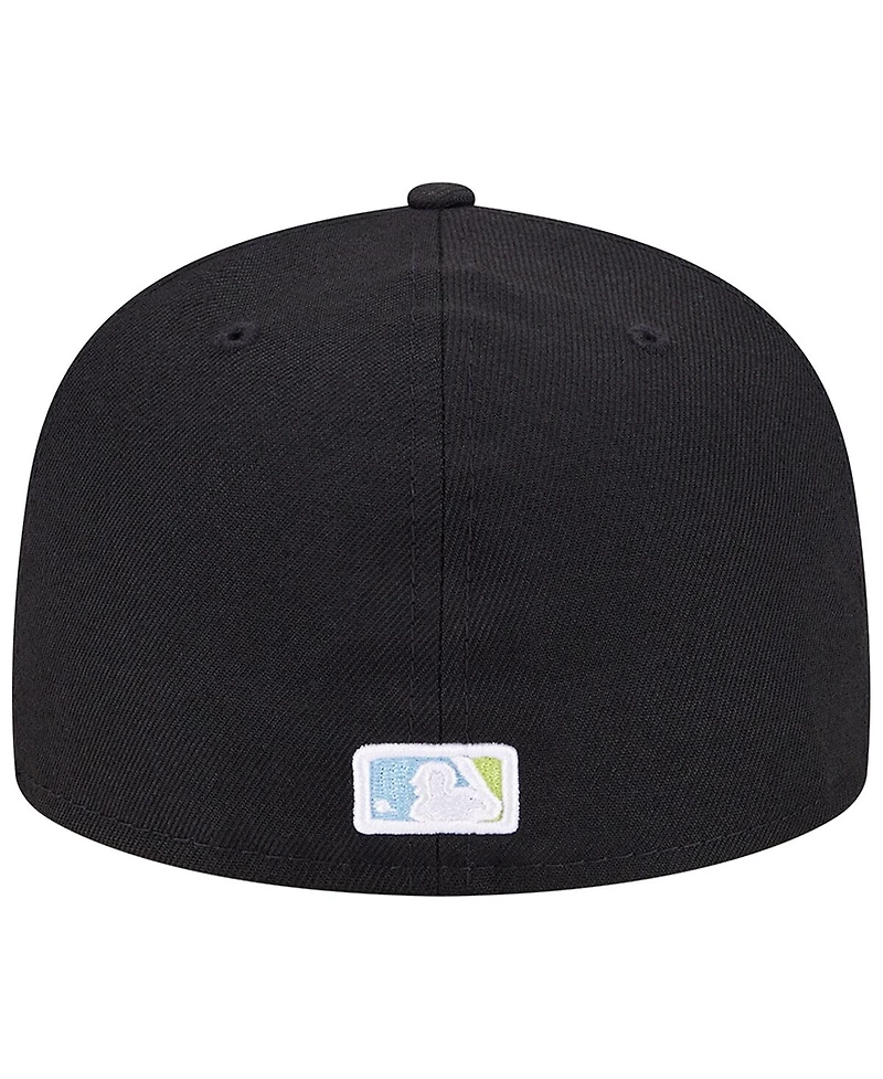 Men's New Era Black Los Angeles Dodgers Multi-Color Pack 59FIFTY Fitted Hat