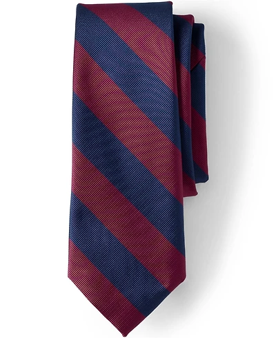 Lands' End School Uniform Kids Stripe To Be Tied Tie