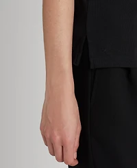 Lauren Ralph Petite Stretch Boatneck Top