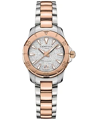Certina Women's Swiss Ds Action Two-Tone Stainless Steel Bracelet Watch 29mm