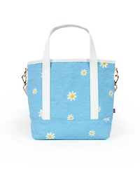 Shady Lady Daisy Medium, 100% Cotton Canvas Carryall Tote Bag