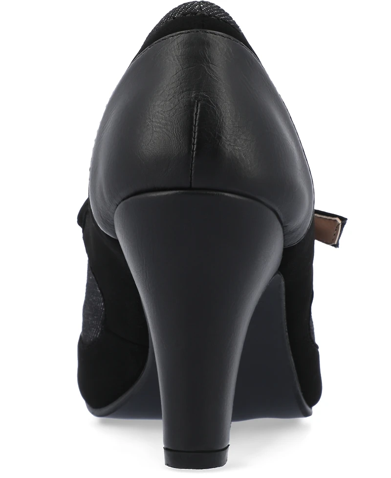 Journee Collection Women's Siri Round Toe Mary Jane Pumps