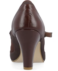 Journee Collection Women's Siri Round Toe Mary Jane Pumps