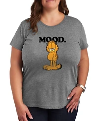 Hybrid Apparel Trendy Plus Size Garfield Graphic T-shirt