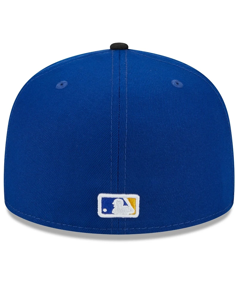 Men's New Era Royal, Black Seattle Mariners 2023 City Connect 59FIFTY Fitted Hat