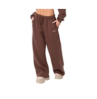 Edikted Women's Brenna low rise wide sweatpants