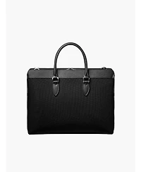 Maverick & Co. Men's Alpha Leather Trimmed Briefcase