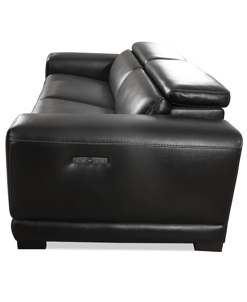 Closeout! Krofton 2-Pc. Beyond Leather Fabric Sofa with 2 Power Motion Recliners, Created for Macy's