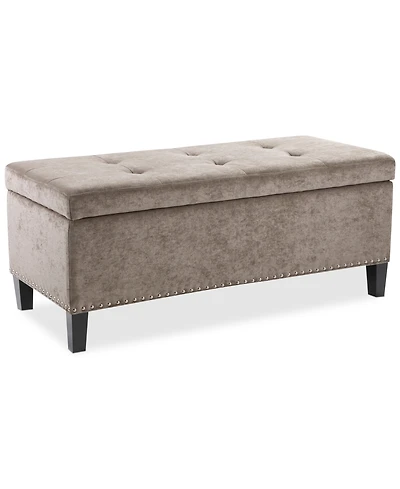 Catarina Fabric Storage Bench