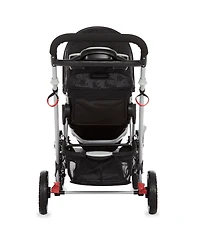Dream On Me Baby Track Tandem Stroller- Face To Edition , Black & White