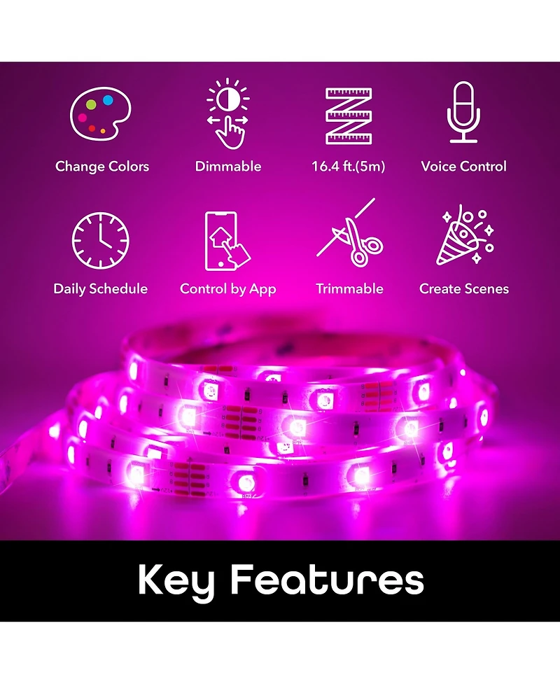 Geeni Prisma 5M Smart Wi-Fi Led Strip Lights