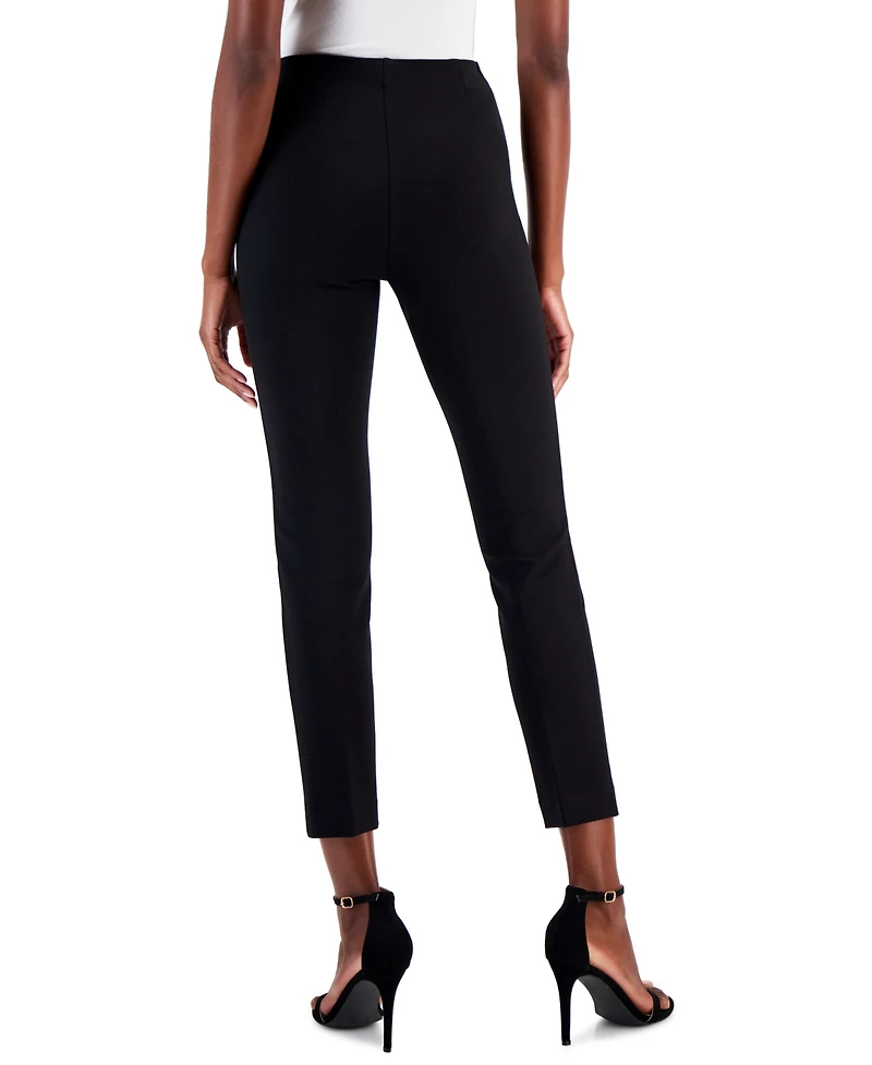 Anne Klein Petite Pull-On Compression Slim Ankle Pants
