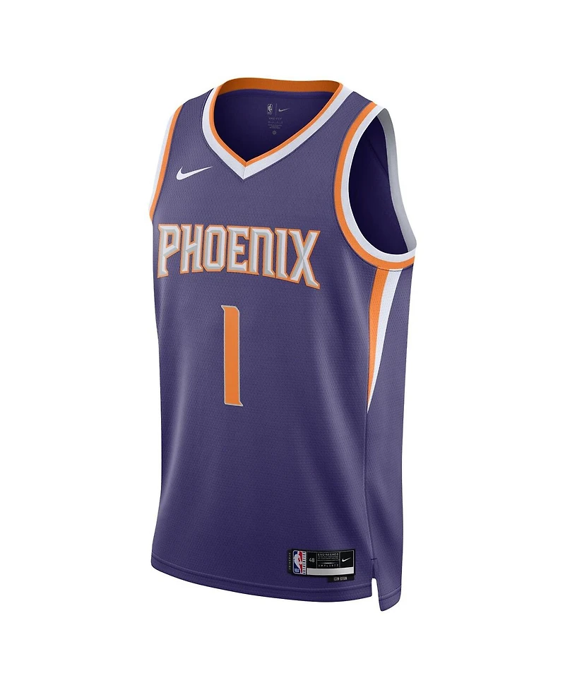 Men's and Women's Nike Devin Booker Purple Phoenix Suns 2022/23 Swingman Jersey - Icon Edition
