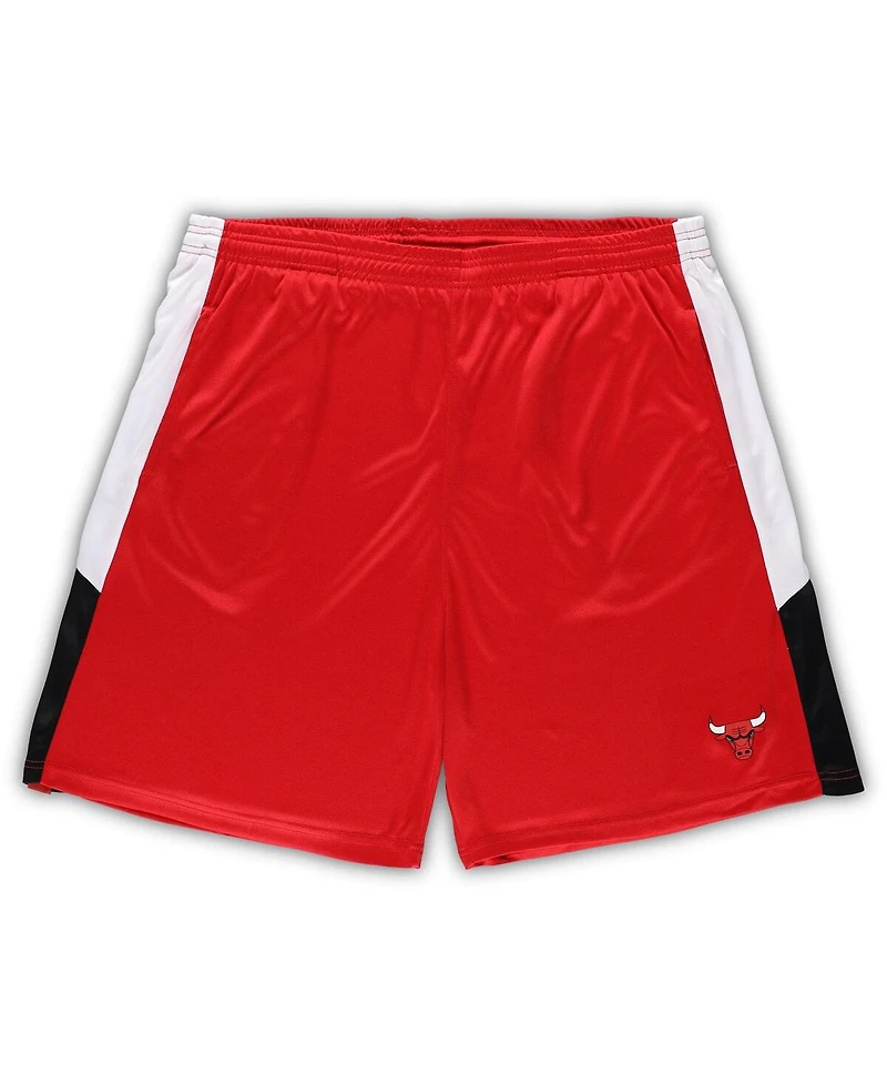 Men's Fanatics Red Chicago Bulls Big and Tall Champion Rush Practice Shorts