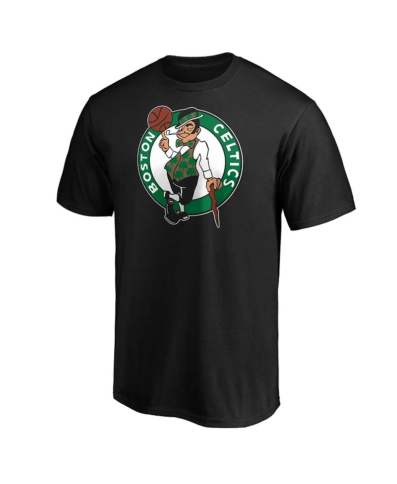 Men's Fanatics Jayson Tatum Black Boston Celtics Team Playmaker Name and Number T-shirt