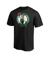Men's Fanatics Jayson Tatum Black Boston Celtics Team Playmaker Name and Number T-shirt