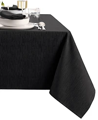 Continental Solid Texture Water and Stain Resistant Tablecloth
