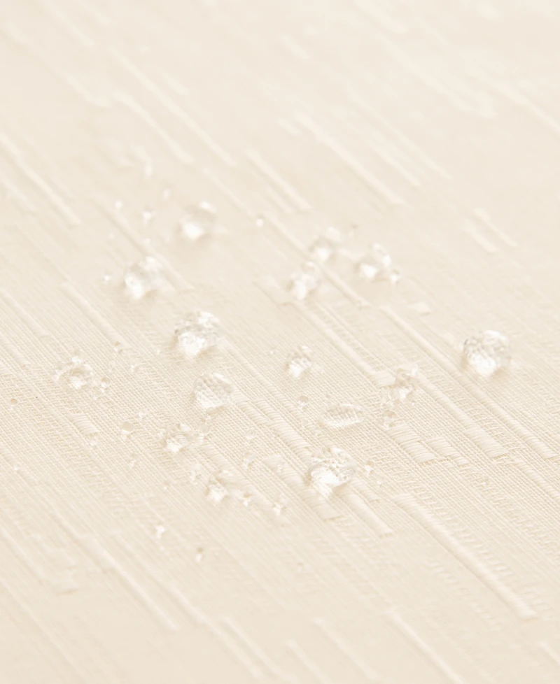 Continental Solid Texture Water and Stain Resistant Tablecloth