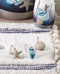 Avanti Blue Lagoon Ombre Seashells 12-Pc. Shower Curtain Hooks