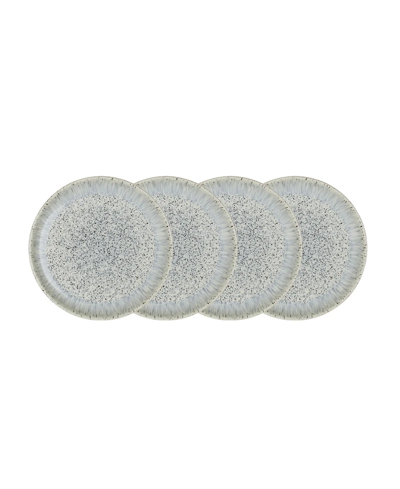 Denby Halo Speckle Medium Plates, Set of 4