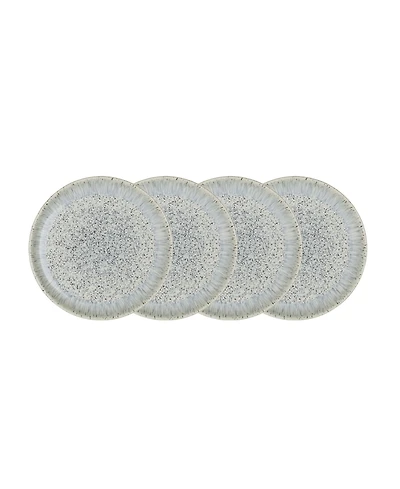 Denby Halo Speckle Medium Plates, Set of 4