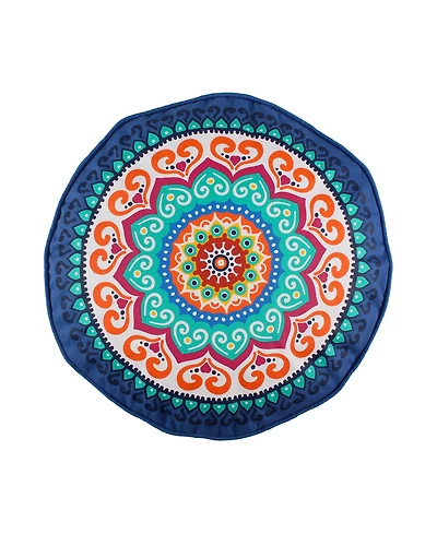 Levtex Fantasia Boho Printed Decorative Pillow, 18" Round
